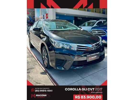 TOYOTA COROLLA 1.8 GLI 16V FLEX 4P AUTOMÁTICO TOYOTA COROLLA 1.8 GLI 16V FLEX 4P AUTOMÁTICO